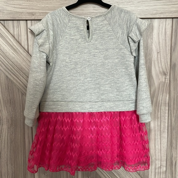 Design History toddler girl size 2T pink tulle and sequin dress. - Picture 6 of 6